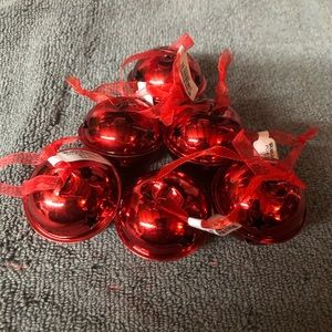 Red Christmas bells
